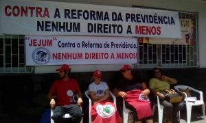 Greve de Fome em Canguçu - RS. Foto: MPA