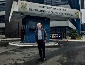 Frei Beto após visita espiritual com o ex-presidente Lula. Foto: Eduardo Matysiak | agência PT