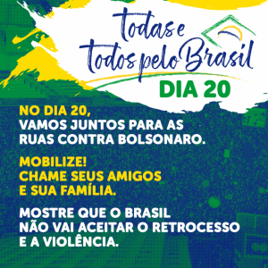 Arte: Central de Mídias da Frente Brasil Popular 